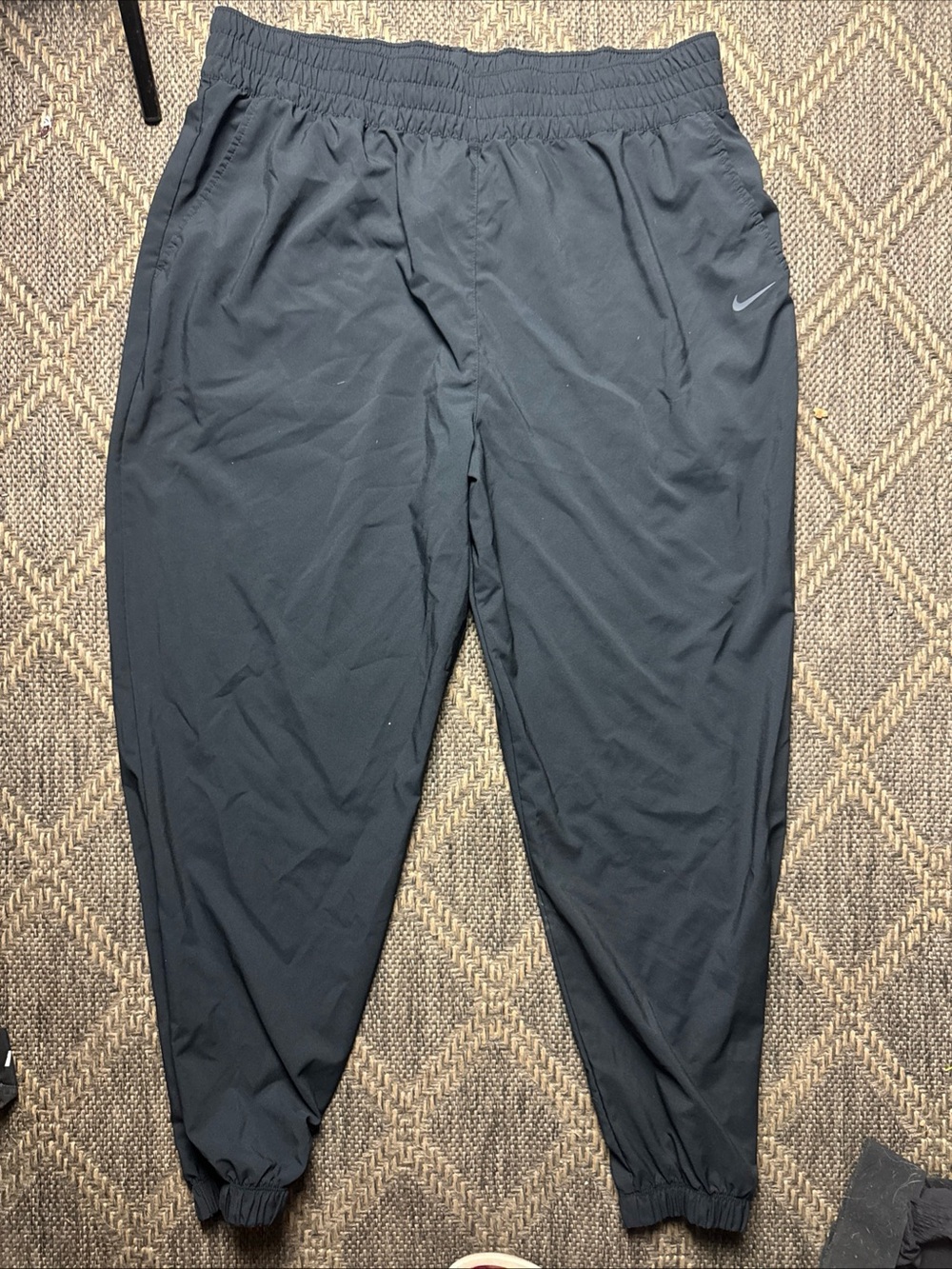Nike One Dri-FIT Joggers Mens XL Black HJ1050-010 Tapered Training Pants Active
